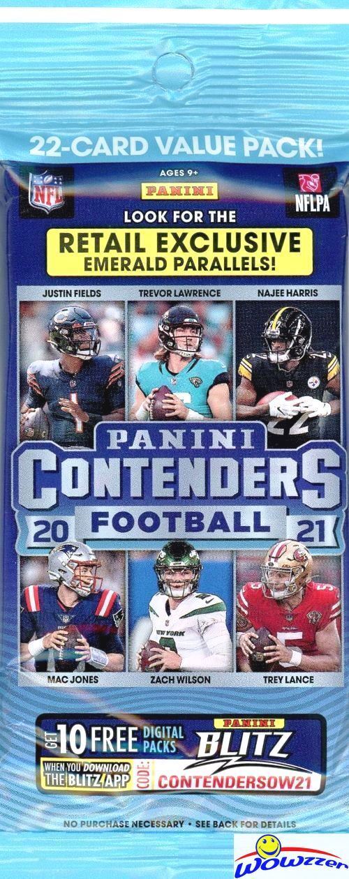 2021 Panini Contenders Football Cello Pack