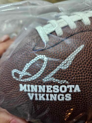 Dalvin Cook Autograph Signed Vikings Full Size Football Schwartz Authentic