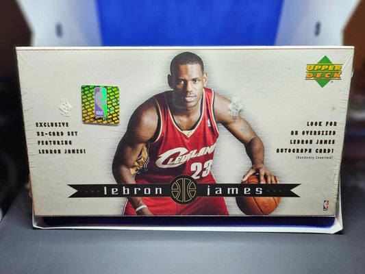 RARE 2003-04 Upper Deck LEBRON JAMES 32 Card Box Rookie Set FACTORY SEALED🔥🔥🔥