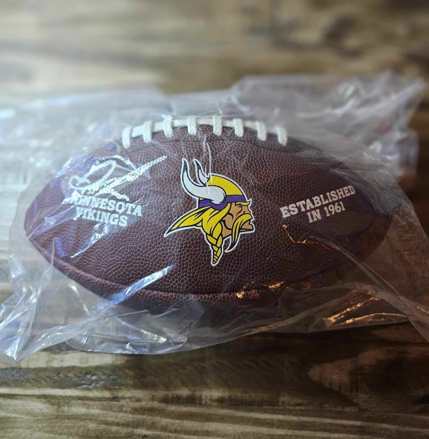 Dalvin Cook Autograph Signed Vikings Full Size Football Schwartz Authentic