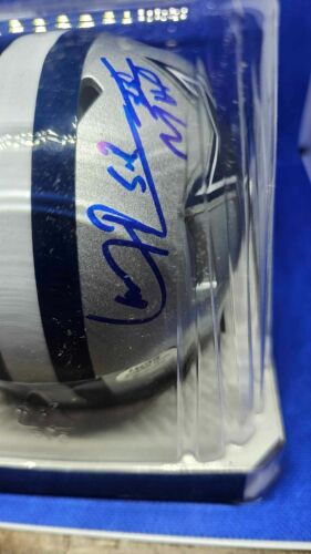 Larry Brown Signed Dallas Cowboys Riddell Speed Mini Helmet w/SB XXX MVP- SS COA